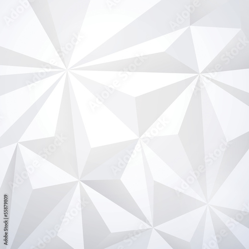 Tapeta ścienna na wymiar White geometric wallpaper background.