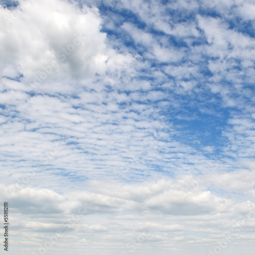 Fotoboard na płycie Chmury Cumulus