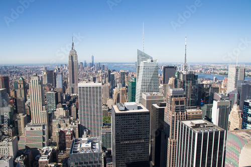Obraz w ramie new york skyline