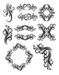 Poster - Floral Decoration Elements