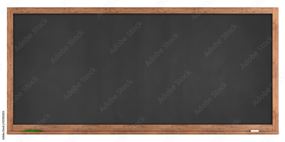 Blank retro blackboard - obrazy, fototapety, plakaty 