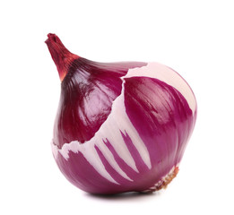 Wall Mural - Peeled red onion bulb