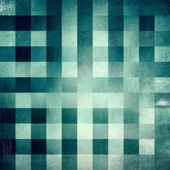 Wall Mural - Abstract geometric grungy retro background