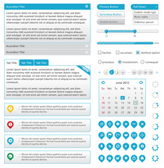  Set of icons for website