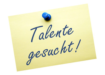 Poster - Talente gesucht !