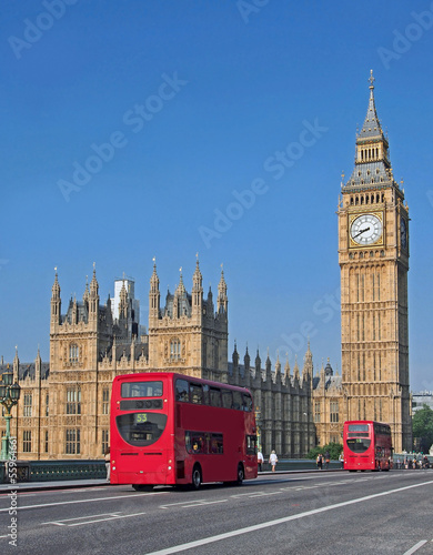 Obraz na płótnie canvas Big Ben i Westminster Bridge