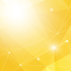 Aufkleber - Vector Abstract Yellow Background