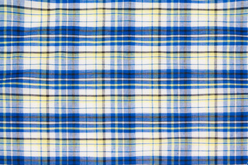 Canvas Print - Checkered picnic tablecloth