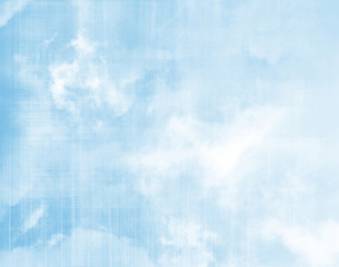 Wall Mural - blue sky and clouds