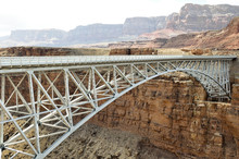 Navajo Bridge - Steel Arch Bridge Over Colorado River, Arizona