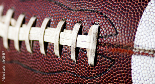 Board z aluminiowym obramowaniem Futbol amerykański z bliska na polu
