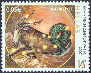 Sticker - Capricorn zodiac (Greece 2007)