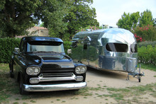 Classic Car And Caravan