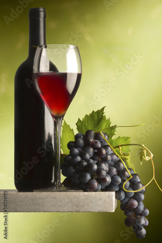 Obraz na płótnie canvas dwuczęściowy "dyptyk" Czerwone wino