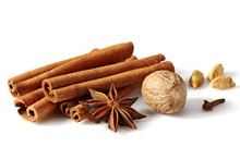 Cinnamon Sticks And Spices