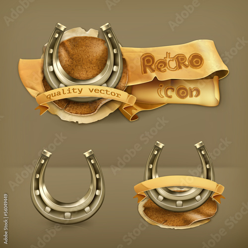 Lucky horseshoe, icon