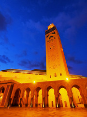 Wall Mural - Hassan II Mosque in Casablanca