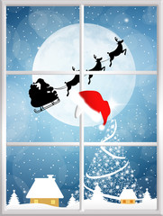 Poster - Sleigh of Santa Claus