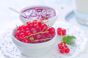 Canvas Print - red currant