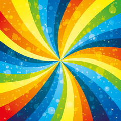 Wall Mural - Rainbow background.