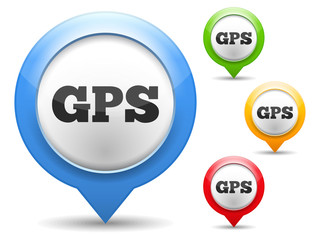 Wall Mural - GPS Icon