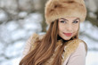 © paultarasenko - Beautiful girl in winter - close up