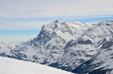 Fototapeta Góry - Jungfrau Massif in Bernese Alps, Switzerland