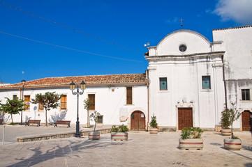 Church of St. Francesco. Ischitella. Puglia. Italy.