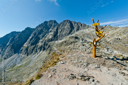 Fotoboard na płycie Polski grzebień tatry
