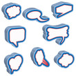 © somsong - Vector Set Speech Bubbles