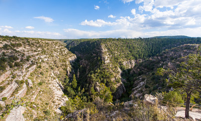 Poster - Walnut Canyon under the blue sky