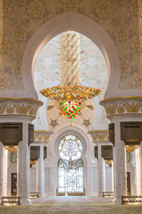 Wall Mural - Abu Dhabi Sheikh Zayed Grand Mosque, beautiful interior