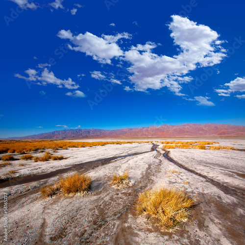 Fotoboard na płycie Dolina śmierci park narodowy california badwater