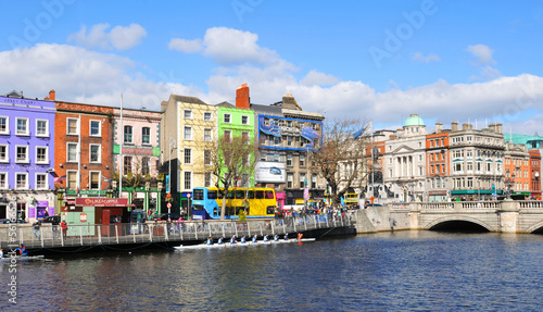 Plakat na papierze fotorealistycznym Dublin, Irlandia