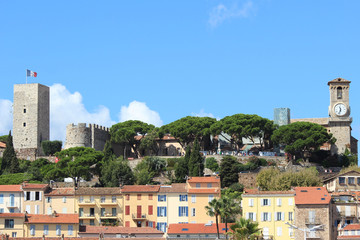 Wall Mural - Musée de la Castre et sa tour carrée Cannes