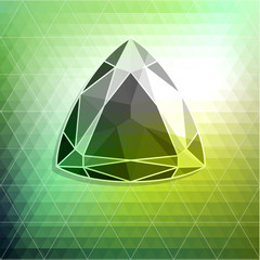 Wall Mural - abstract diamond background