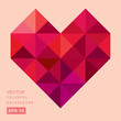 vector geometric heart