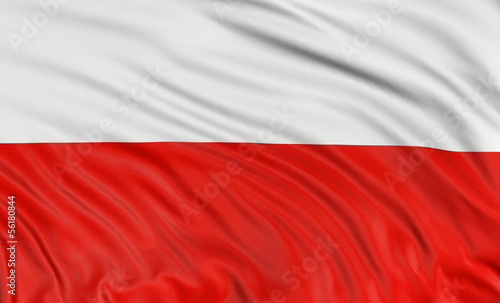 Board z aluminiowym obramowaniem 3d polska flaga