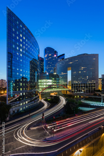 Naklejka dekoracyjna Business area, Paris, France