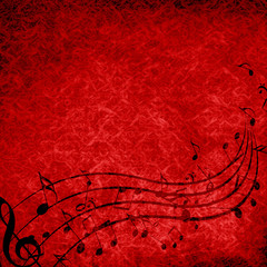 Wall Mural - music background