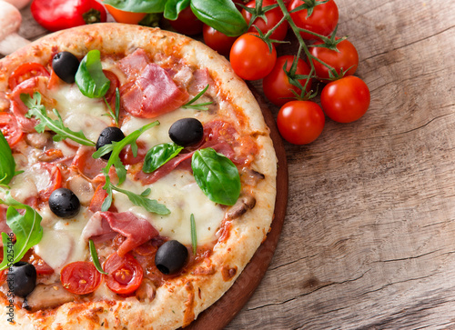 Naklejka samoprzylepna Pyszna włoska pizza