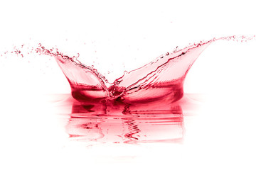 Wall Mural - red wine splash