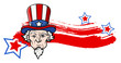 uncle sam - 4th of July Vector theme Design