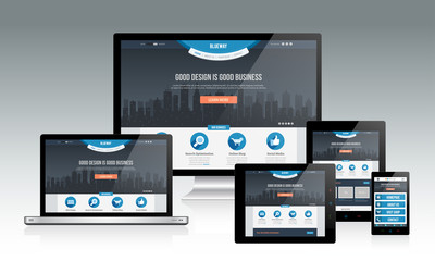 responsive web mockup