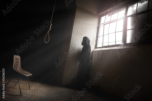 Láminas The Reaper Waiting and a Hangman Noose