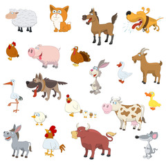 Farm animals set