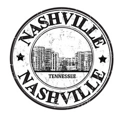 Wall Mural - Nashville stamp