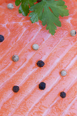 Wall Mural - raw salmon