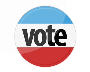 Wall Mural - United States Election Vote Button