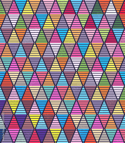 Obraz na płótnie canvas Piękne kolorowe tło w stylu geometrycznym
